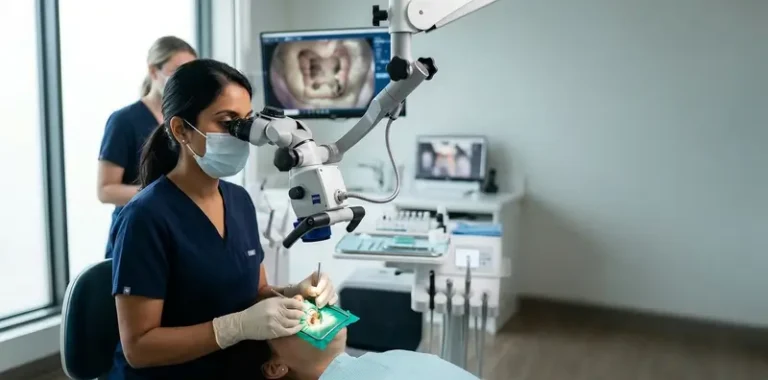 Dlaczego warto leczyć zęby kanałowo pod mikroskopem?