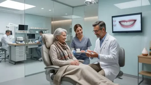 Zdrowe zęby w każdym wieku – jak dbamy o komfort seniorów w naszej klinice?