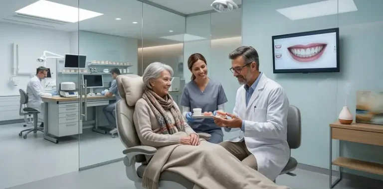 Zdrowe zęby w każdym wieku – jak dbamy o komfort seniorów w naszej klinice?
